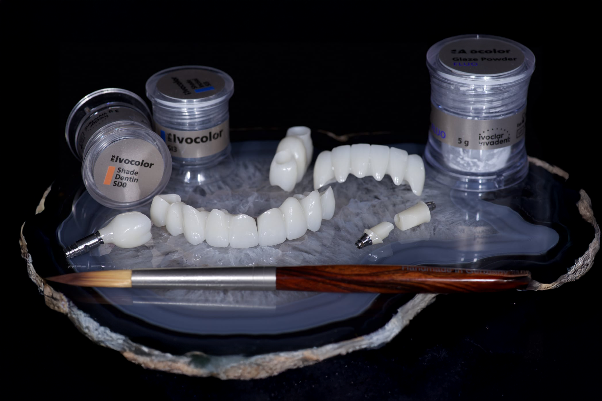 Pre-milled абатмент: Фрезеровка зубов Алматы для точных абатментов в зуботехнической лаборатории Казахстан.